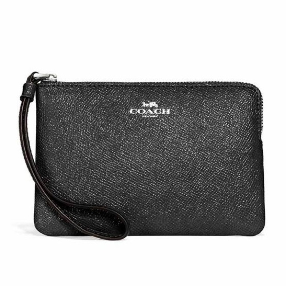 Coach Corner Zip Wristlet